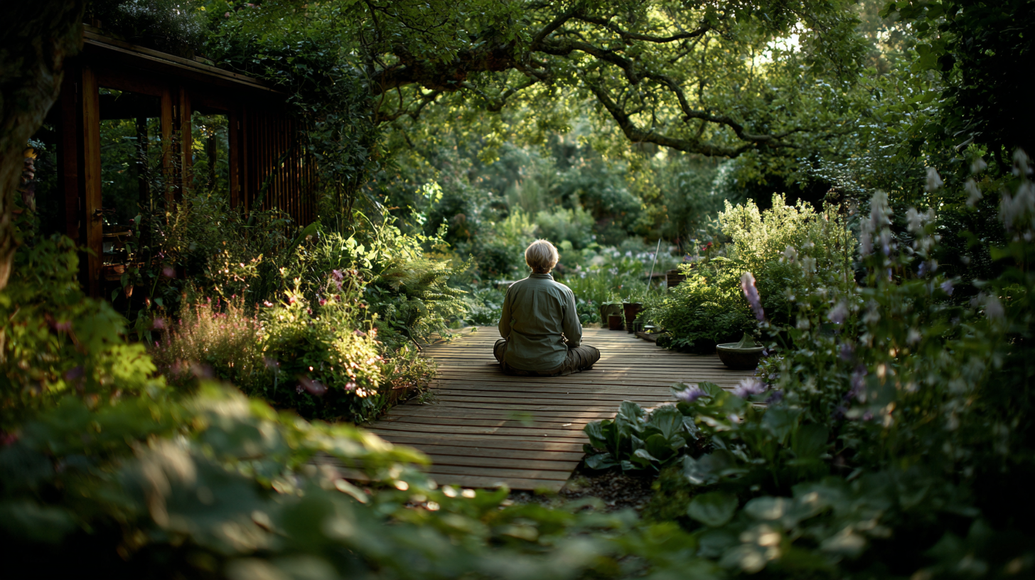 Великі групові заняття йоги серед дерев